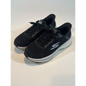 Skechers 128615 Shoes Womens Size 6.5 Black Go Run Slip-ins